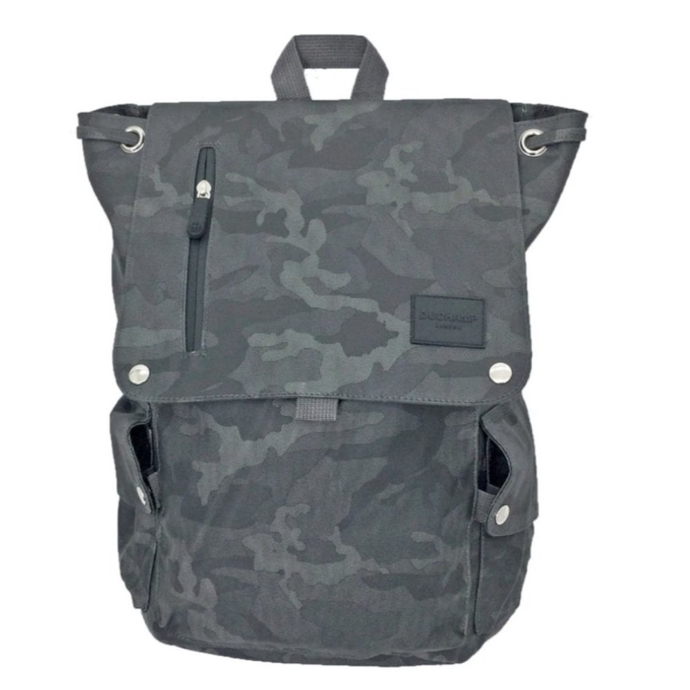 NWT Duchamp Camouflage Backpack gray and olive green